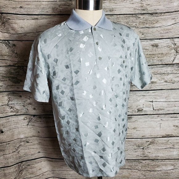 Vintage Summit Silk Short Sleeve Shirt Size M - Picture 1 of 6